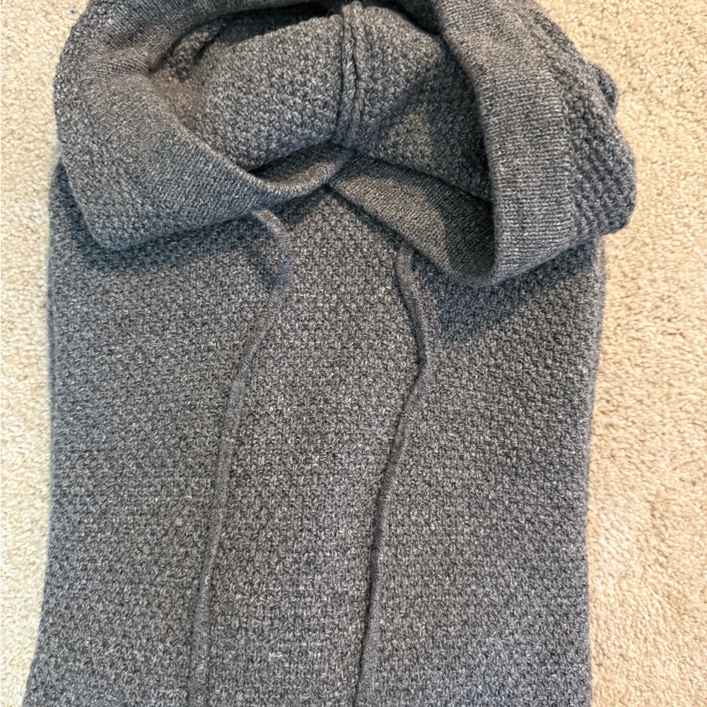 Men's Charcoal Turtleneck Sweater